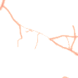 Daytime road noise heatmap for HR9 6EX