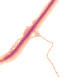 Night-time road noise heatmap for HR9 6FE