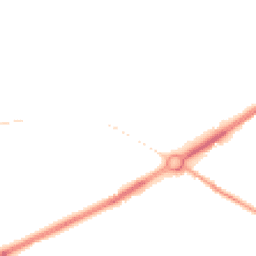 Night-time road noise heatmap for HR9 6PY