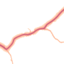 Daytime road noise heatmap for HR9 7LS