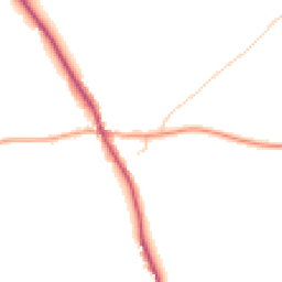 Daytime road noise heatmap for HR9 7PR