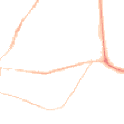 Night-time road noise heatmap for HR9 7QE