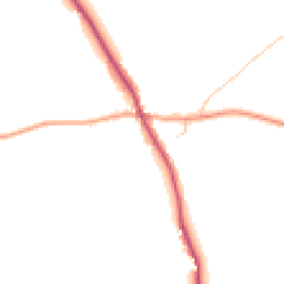 Daytime road noise heatmap for HR9 7WF