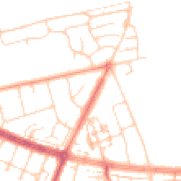 Daytime road noise heatmap for HU10 6AY