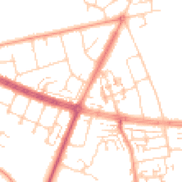Daytime road noise heatmap for HU10 6BA