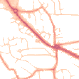 Daytime road noise heatmap for HU10 6BF