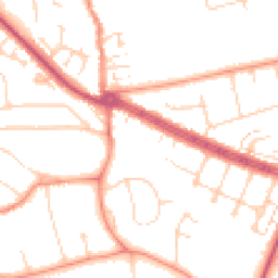 Daytime road noise heatmap for HU10 6BL