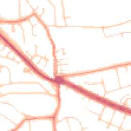 Daytime road noise heatmap for HU10 6BX