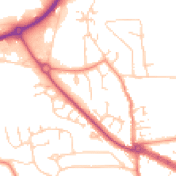 Daytime road noise heatmap for HU10 6DG