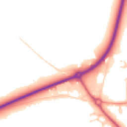 Daytime road noise heatmap for HU10 6DN