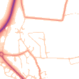 Daytime road noise heatmap for HU10 6EZ