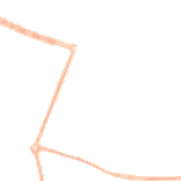 Night-time road noise heatmap for HU10 6LW