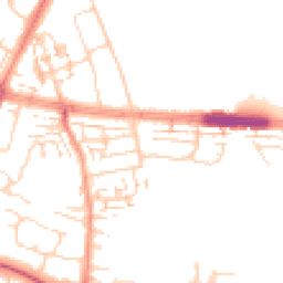 Daytime road noise heatmap for HU10 6RD