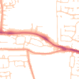 Daytime road noise heatmap for HU10 6TA