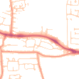 Daytime road noise heatmap for HU10 6TB