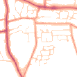 Daytime road noise heatmap for HU10 6UL