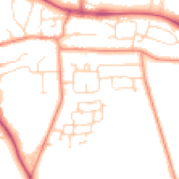 Daytime road noise heatmap for HU10 6UN
