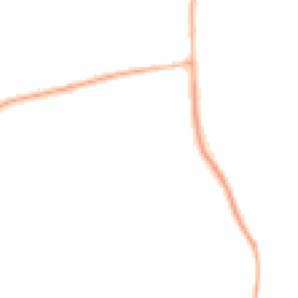 Night-time road noise heatmap for HU10 7GD
