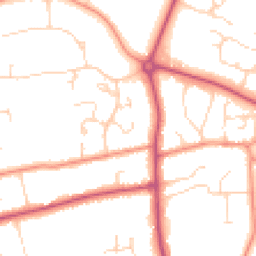 Daytime road noise heatmap for HU10 7HL