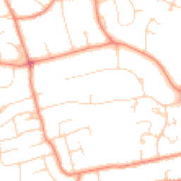 Daytime road noise heatmap for HU10 7LT