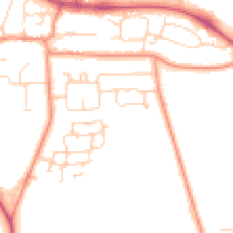 Daytime road noise heatmap for HU10 7PQ