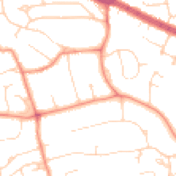 Daytime road noise heatmap for HU10 7QG