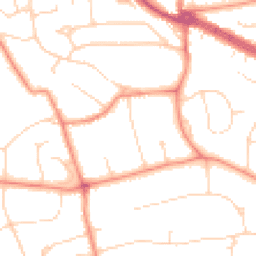 Daytime road noise heatmap for HU10 7QH