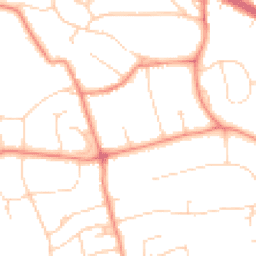 Daytime road noise heatmap for HU10 7QP