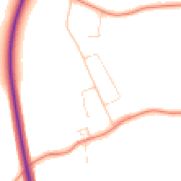 Daytime road noise heatmap for HU10 7RT