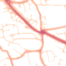Daytime road noise heatmap for HU10 7UG