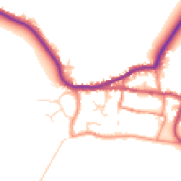 Daytime road noise heatmap for HU12 0NA