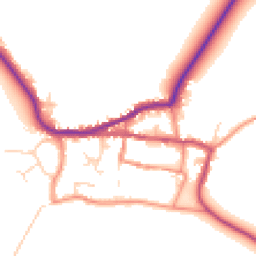 Daytime road noise heatmap for HU12 0RD