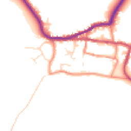 Daytime road noise heatmap for HU12 0RF