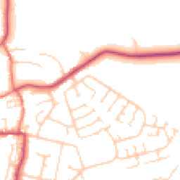 Daytime road noise heatmap for HU12 8LY