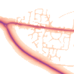 Daytime road noise heatmap for HU12 8QT