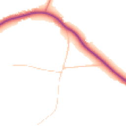 Daytime road noise heatmap for HU12 9GF