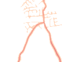 Daytime road noise heatmap for HU12 9JG