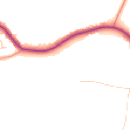 Daytime road noise heatmap for HU12 9NP