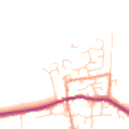 Daytime road noise heatmap for HU12 9SW