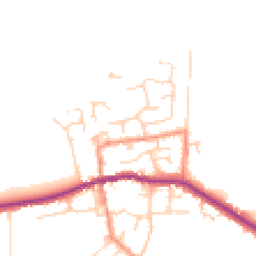 Daytime road noise heatmap for HU12 9TF