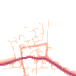 Daytime road noise heatmap for HU12 9TG