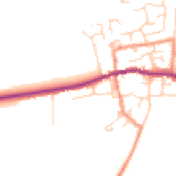 Daytime road noise heatmap for HU12 9XF