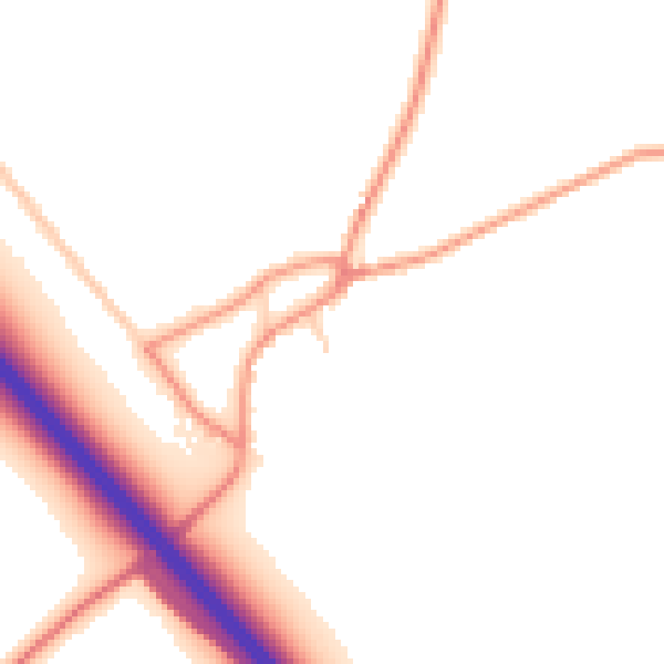 Daytime road noise heatmap for HU15 1QL