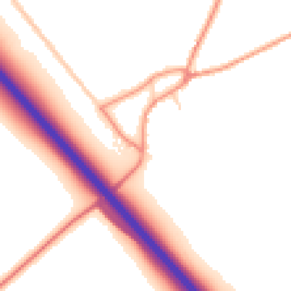 Daytime road noise heatmap for HU15 1QQ