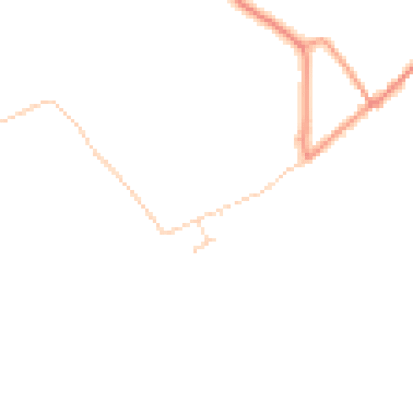 Daytime road noise heatmap for HU15 1RW