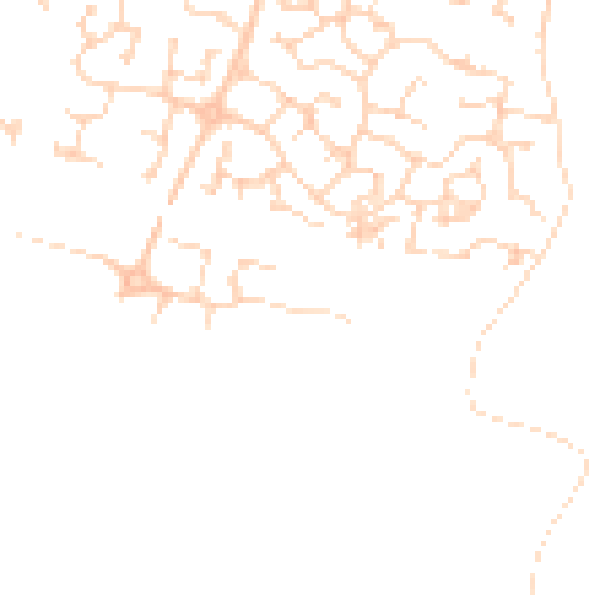 Daytime road noise heatmap for HU15 1WP