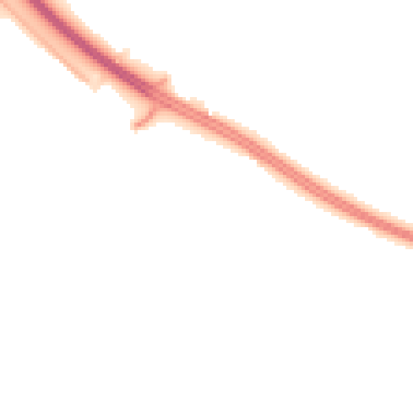 Night-time road noise heatmap for HU15 1YF