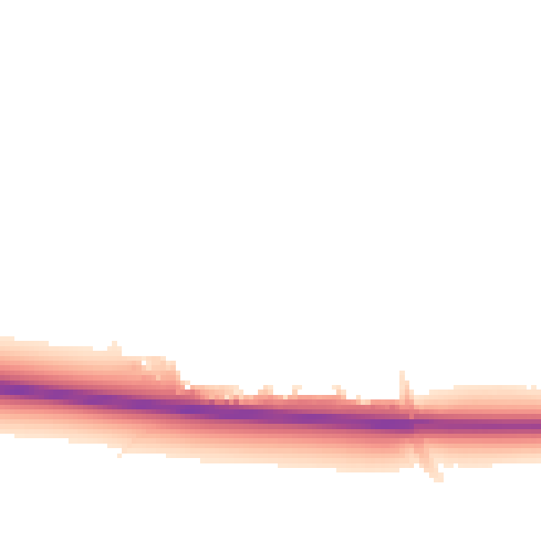 Night-time road noise heatmap for HU15 2EN