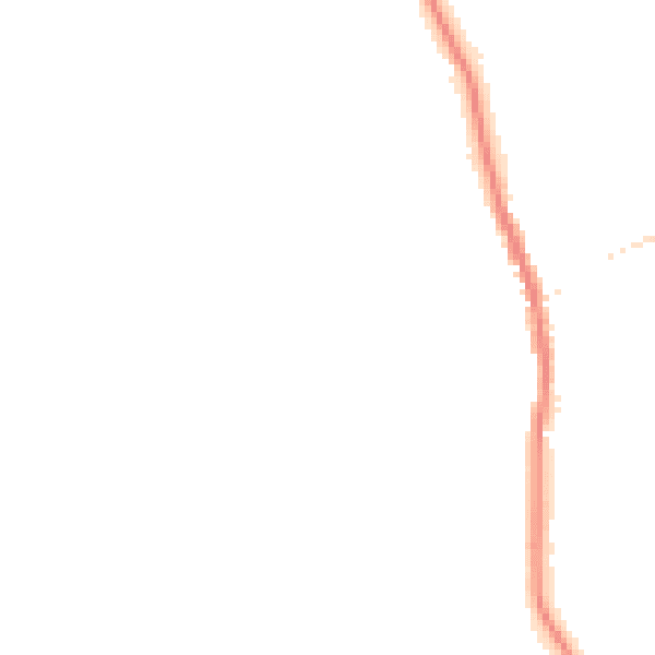 Night-time road noise heatmap for HU15 2ET