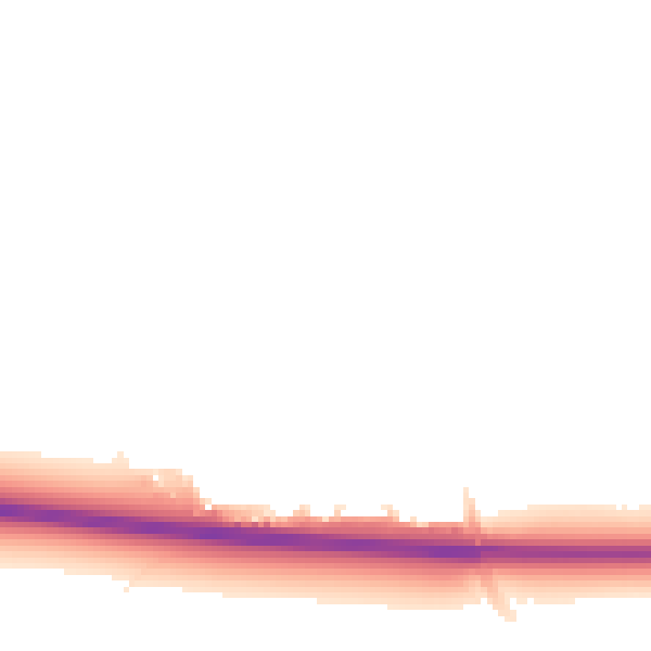 Night-time road noise heatmap for HU15 2FQ